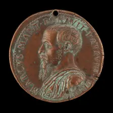 Marco Mantova Benavides, 1489-1582, Lawyer and Collector [obverse], c. 1520/1530. Creator: Giovanni da Cavino