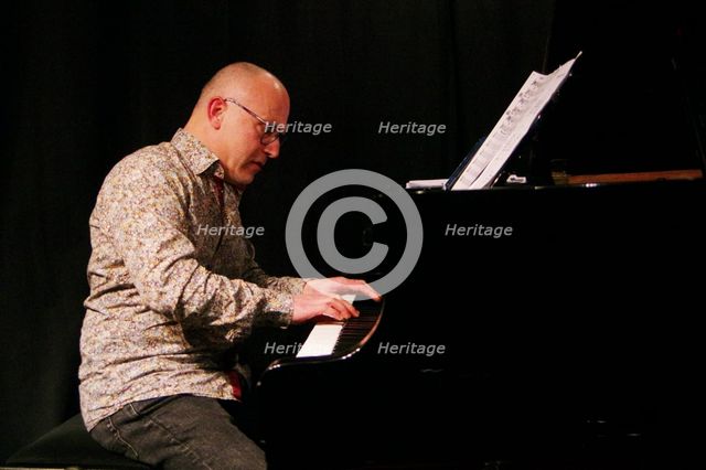 Marco Marconi, Marco Marconi Quartet, Verdict Jazz Club, Brighton, East Sussex, 14 April 2023. Creator: Brian O'Connor.