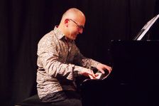 Marco Marconi, Marco Marconi Quartet, Verdict Jazz Club, Brighton, East Sussex, 14 April 2023. Creator: Brian O'Connor