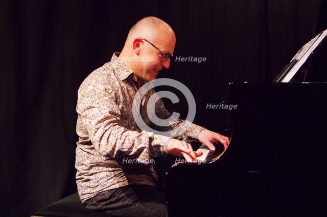 Marco Marconi, Marco Marconi Quartet, Verdict Jazz Club, Brighton, East Sussex, 14 April 2023. Creator: Brian O'Connor.