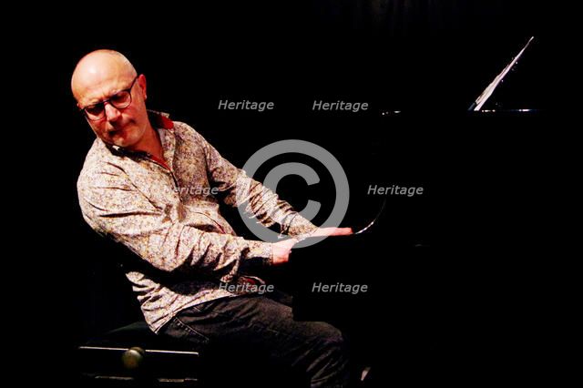 Marco Marconi, Marco Marconi Quartet, Verdict Jazz Club, Brighton, East Sussex, 14 April 2023. Creator: Brian O'Connor.