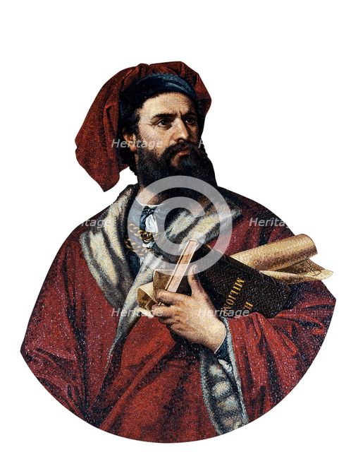 Marco Polo, 1867. Artist: Podio, Enrico (active 1860s)