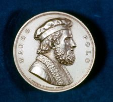Marco Polo, Venetian traveller and merchant, 19th century. Creator: Unknown