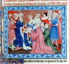 Marco Polo, Venetian traveller and merchant meeting Kublai Khan, 13th century