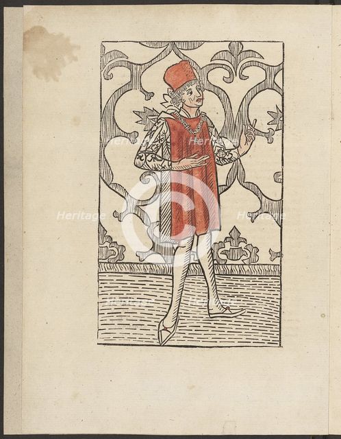 Marco Polo. From: Reise in das gelobte Land by Hans Tucher, 1484. Artist: Anonymous  