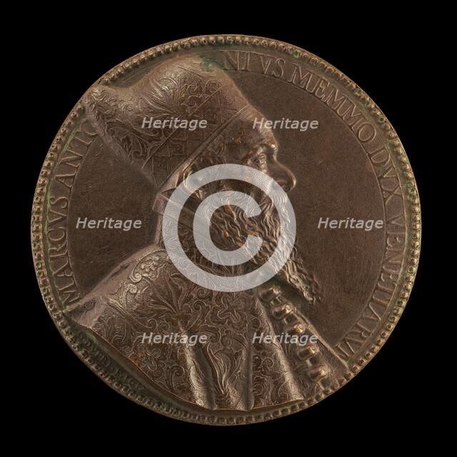 Marcantonio Memmo, 1536-1615, Doge of Venice 1612, model 1612, cast after 1612. Creator: Abraham Dupre.