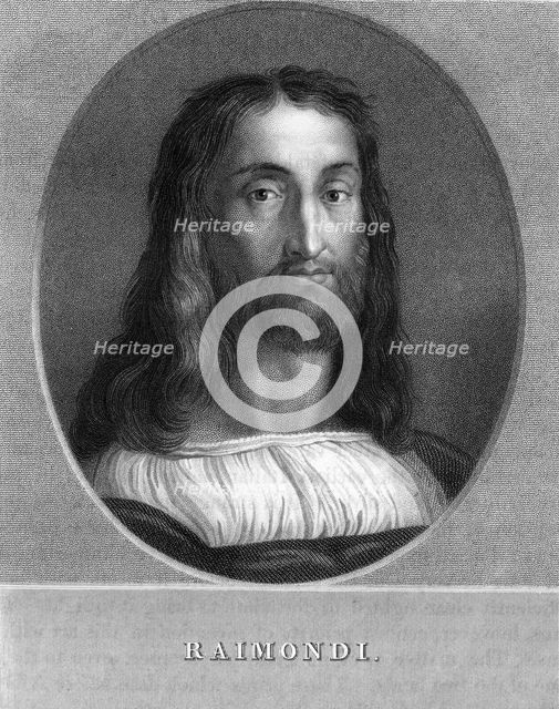 Marcantonio Raimondi, Italian engraver, 1836.Artist: W Holl