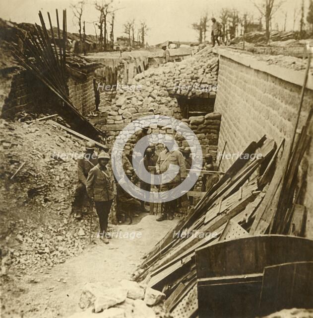 Marceau Barracks, Verdun, northern France, 1916. Artist: Unknown.