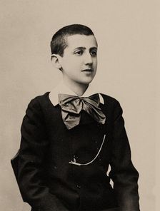 Marcel Proust, 1887. Creator: Nadar, Paul (1856-1939)