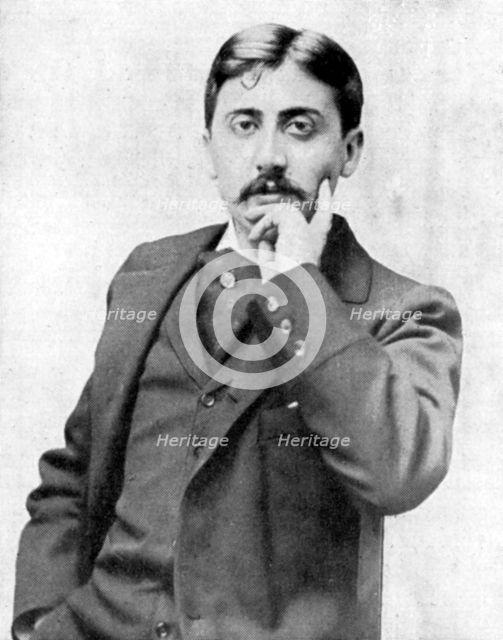 Marcel Proust, French intellectual, novelist, essayist and critic, late 19th-early 20th century.Artist: Otto