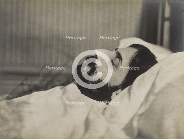 Marcel Proust on his deathbed, 1922.