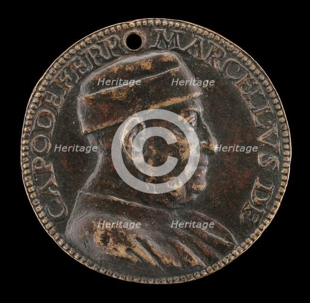 Marcello Capodiferro [obverse], c. 1478. Creator: Unknown.