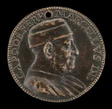 Marcello Capodiferro [obverse], c. 1478. Creator: Unknown