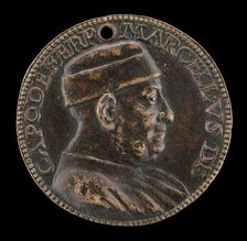 Marcello Capodiferro [obverse], c. 1478. Creator: Unknown