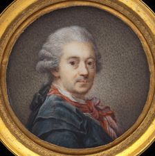 Marcello Bacciarelli with Riding Coat, 1790. Creator: Bacciarelli, Johanna Juliana Friederike (1733-1812)