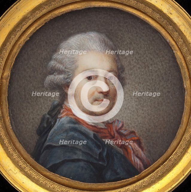 Marcello Bacciarelli with Riding Coat, 1790. Creator: Bacciarelli, Johanna Juliana Friederike (1733-1812).