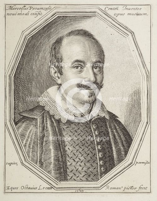 Marcello Provenzali, 1623. Creator: Ottavio Leoni.