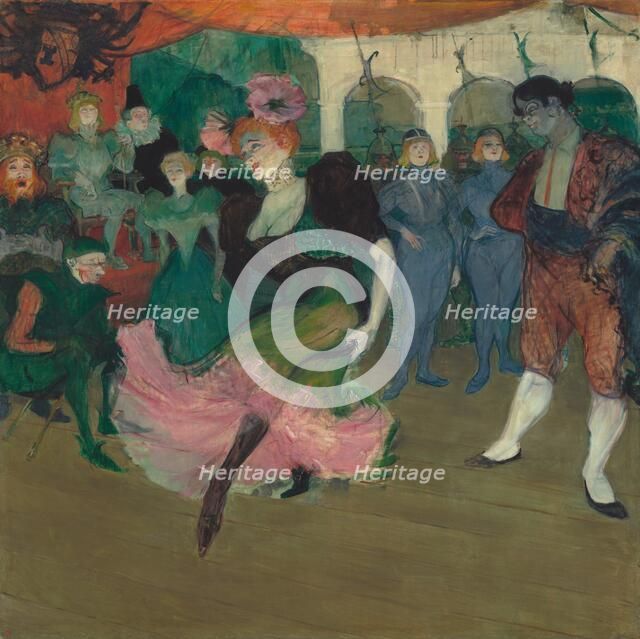 Marcelle Lender Dancing the Bolero in "Chilpéric", 1895-1896. Creator: Henri de Toulouse-Lautrec.