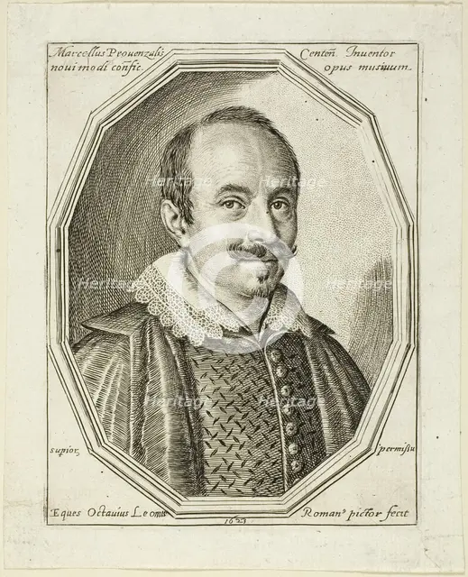 Marcellus Provenzalis, 1623. Creator: Ottavio Mario Leoni.