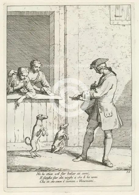 Marcer (Draper), published 1753. Creator: Gaetano Gherardo Zompini.