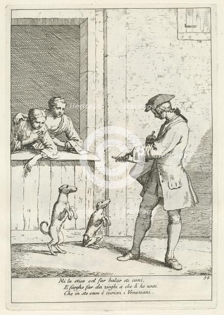 Marcer (Draper), published 1753. Creator: Gaetano Gherardo Zompini.