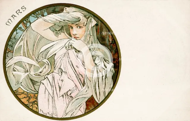'March', 1900. Artist: Alphonse Mucha