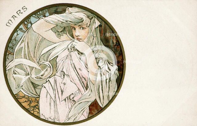 'March', 1900. Artist: Alphonse Mucha