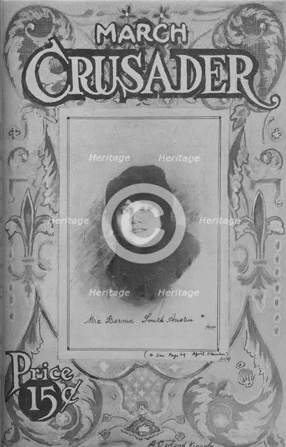 March Crusader; Mrs. Bernia Smith Austin; [Cover page], 1918-1922. Creator: Unknown.