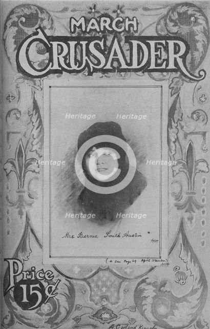 March Crusader; Mrs. Bernia Smith Austin; [Cover page], 1918-1922. Creator: Unknown.