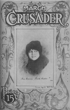March Crusader; Mrs. Bernia Smith Austin; [Cover page], 1918-1922. Creator: Unknown