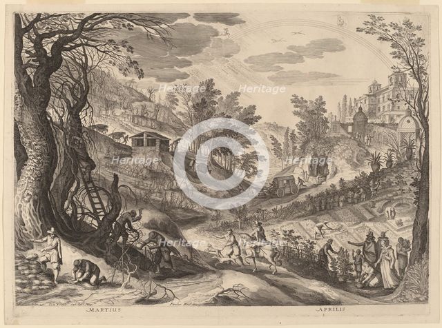 March and April, 1615. Creator: Aegidius Sadeler II.