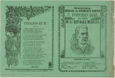 March Dedicated to General C. Porfirio Diaz, n.d. Creator: José Guadalupe Posada