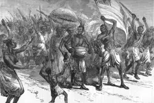 March of Ashantee Warriors c1880
