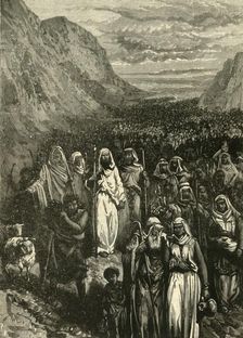March of the Israelites 1890. Creator: Unknown