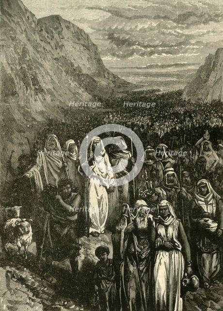'March of the Israelites', 1890.   Creator: Unknown.