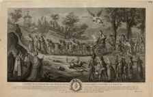 March of the Powers Allied against France, 1798 , 1798. Creator: Louvion, Jean Baptiste Marie (1740-1804)
