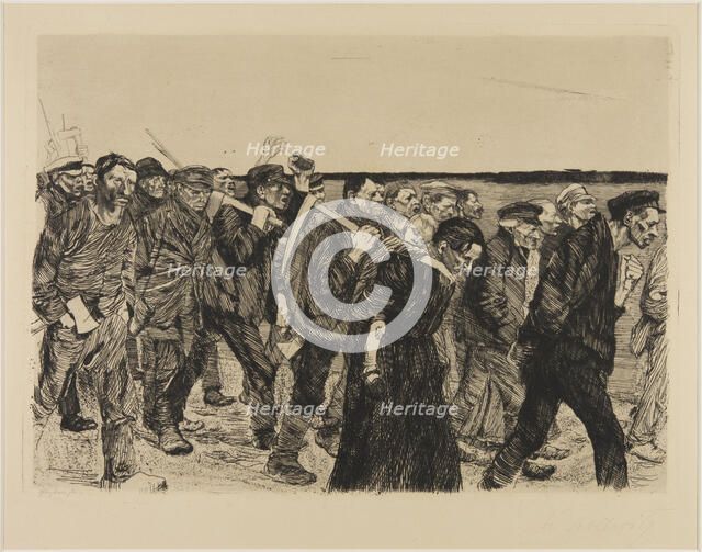 March of the Weavers. From the series Weaver's Revolt, 1897.