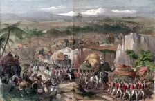 March of troops in India, 1848