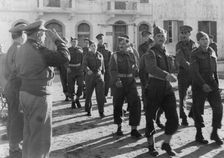 March-past by members of the Jewish Brigade, Tripoli, Libya, 30 January 1943