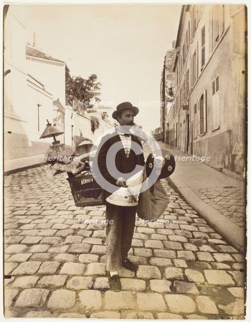 Marchand abat-jours, 1899/1900. Creator: Eugene Atget.