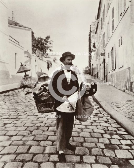 Marchand Abat-Jours, before 1927, publication 1956. Creator: Eugene Atget.