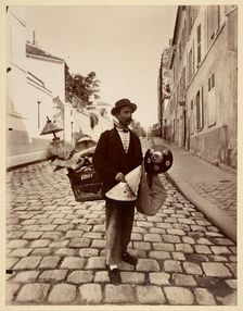 Marchand d'Abat-Jours, 1901. Creator: Eugene Atget