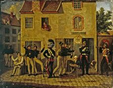 Marchand de vin, faubourg Saint-Honoré, c1820. Creator: Ecole Francaise