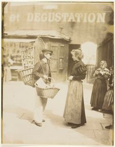 Marchand du Panier, 1899/1900. Creator: Eugene Atget