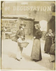 Marchand du Panier, 1899/1900. Creator: Eugene Atget