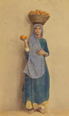 Marchande d'oranges, about 1860. Creator: Wilhelm Hammerschmidt