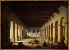 Marche de la Vallee around 1815, current 6th arrondissement, c1810 — 1820. Creator: Jacques-Albert Senave