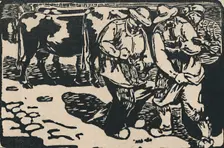 Marché En Auvergne - From Au Pied Des Puys, 1919. Artist: Maurice Busset