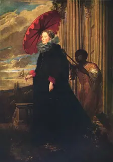 Marchesa Elena Grimaldi, Wife of Marchese Nicola Cattaneo c1623. Artist: Anthony van Dyck