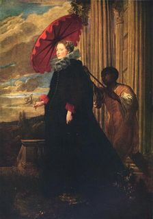 Marchesa Elena Grimaldi, Wife of Marchese Nicola Cattaneo c1623. Artist: Anthony van Dyck